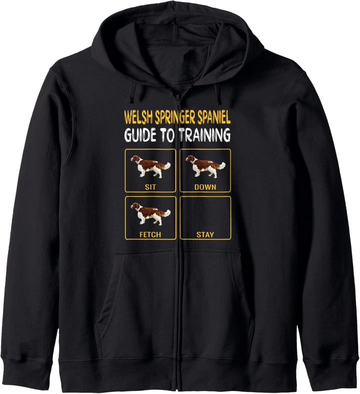 Welsh Springer Spaniel Guide To Training Dog Gehorsam Kapuzenjacke