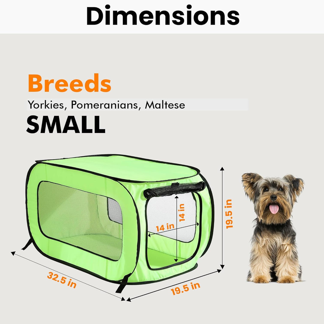 Beatrice Home Fashions Tragbare, zusammenklappbare Hundehütte, Reisekäfig, für Katzen und Hunde, 82,