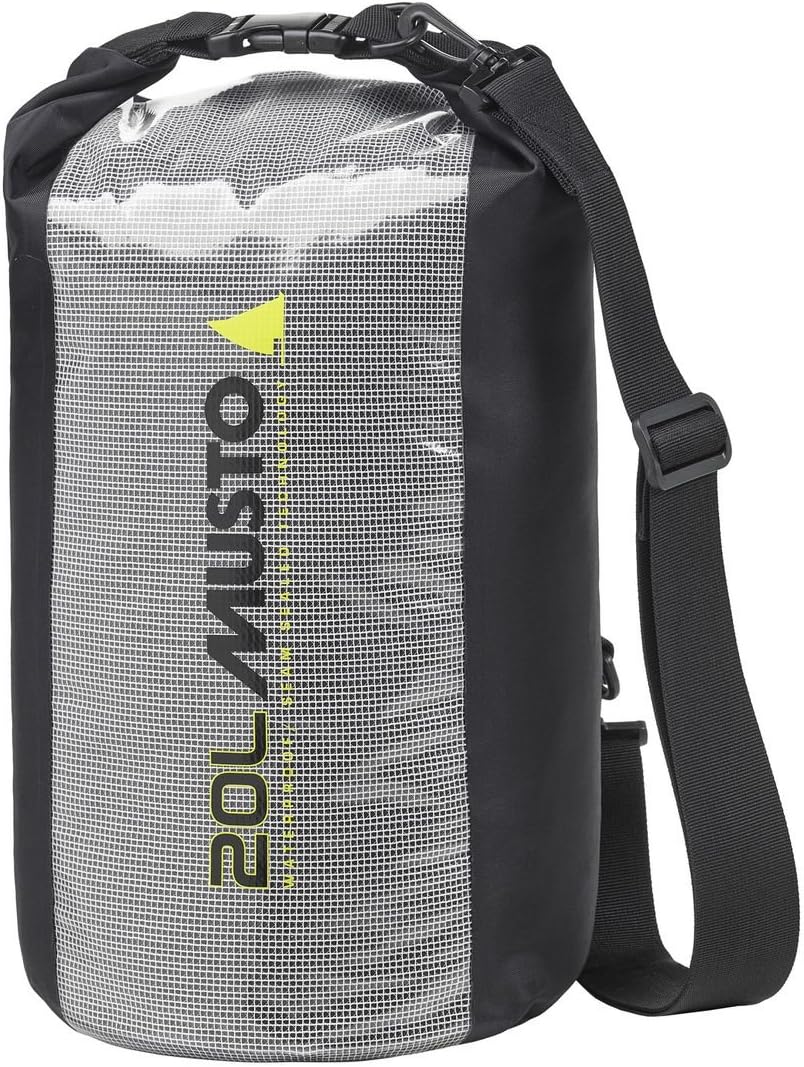 Musto Essential 10L 10 Liter Kapazität Dry Bag - Schwarz - Abnehmbarer Schultergurt für einfaches ca