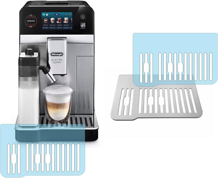 Schutzfolie passend für DeLonghi Eletta Ultra ECAM 472.85 MB - Abtropfblech - Tassenablage - Tropfbl