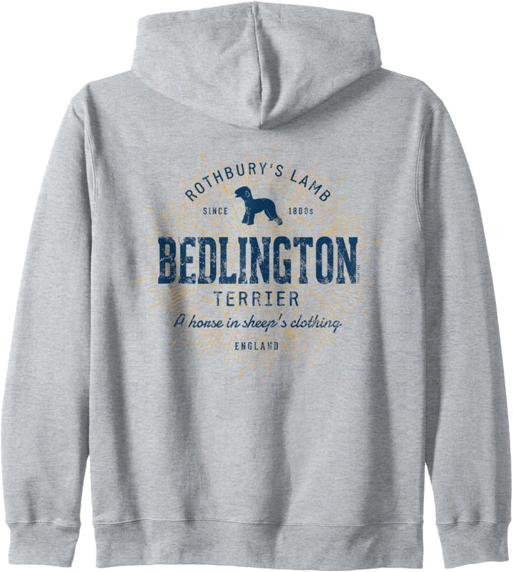 Bedlington Terrier Vintage Bedlington Terrier Kapuzenjacke