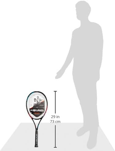 HEAD Unisex – Erwachsene Mx Spark Pro Tennis Racquet Griffstärke 2 Schwarz, Griffstärke 2 Schwarz
