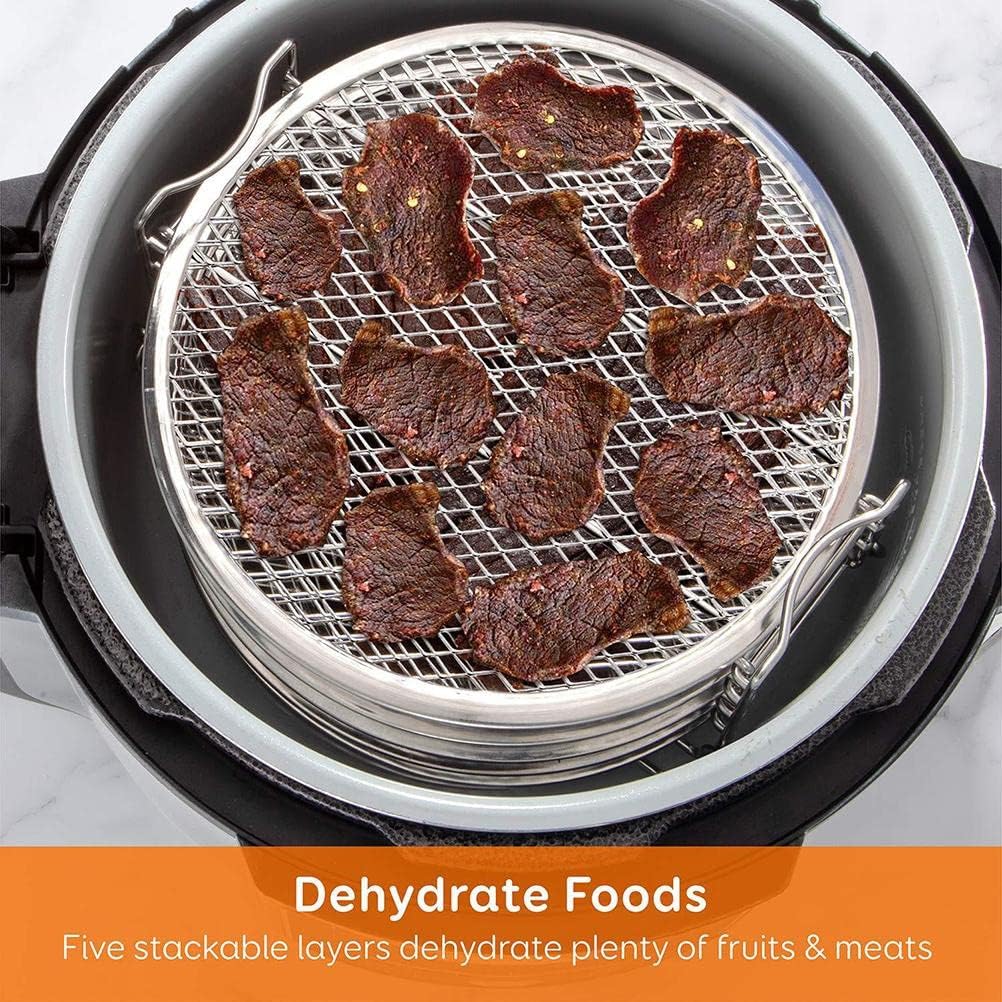 Lseqow Dehydrator Rack Dehydrator Stand,304 Stainless Steel Dehydrating Rack,Grill Stand Air Fryer K