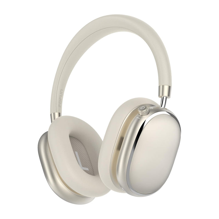NC95 Hybrid Noise Cancelling Kopfhörer mit Drehknopf,Over-Ear Kopfhörer Kabellos Bluetooth,Transpare
