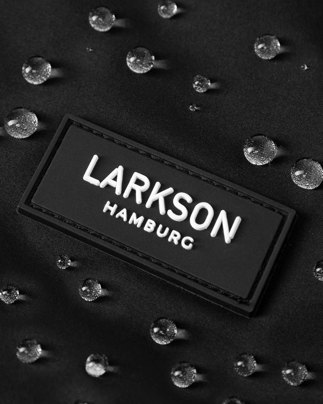 Larkson Hundemantel Schwarz - Jonte - Regenmantel für Kleine & Mittelgrosse Hunde - 10000 mm Wassers