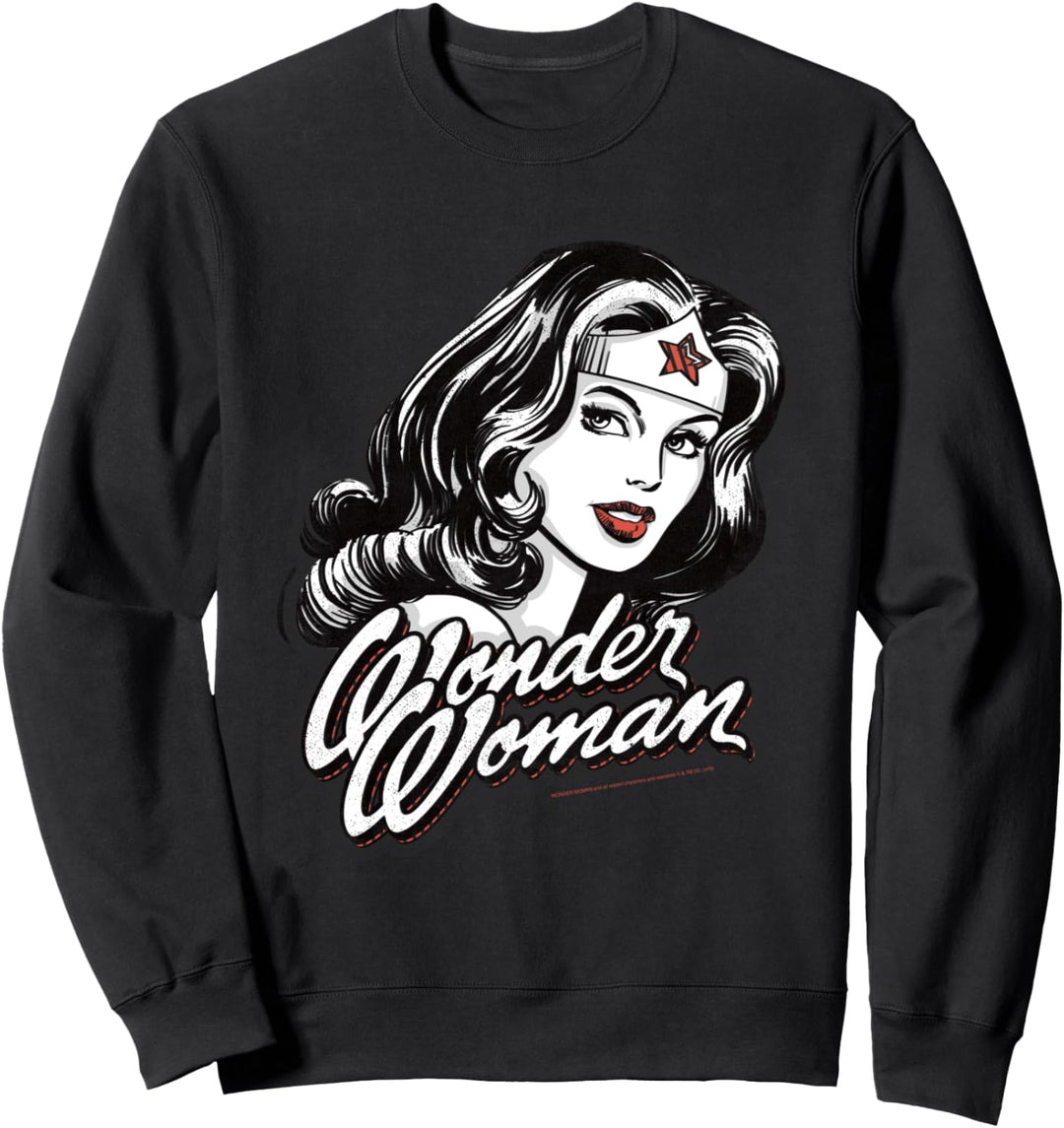 DC Comics Wonder Woman Hint of Red Sweatshirt