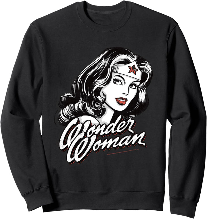 DC Comics Wonder Woman Hint of Red Sweatshirt