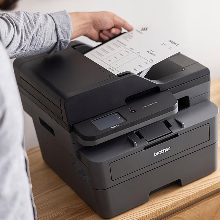 Brother MFC-L2860DWE 4-in-1-Multifunktions-Laserdrucker, 34 ppm, Duplexdruck, 6,8 cm Touchscreen-Far
