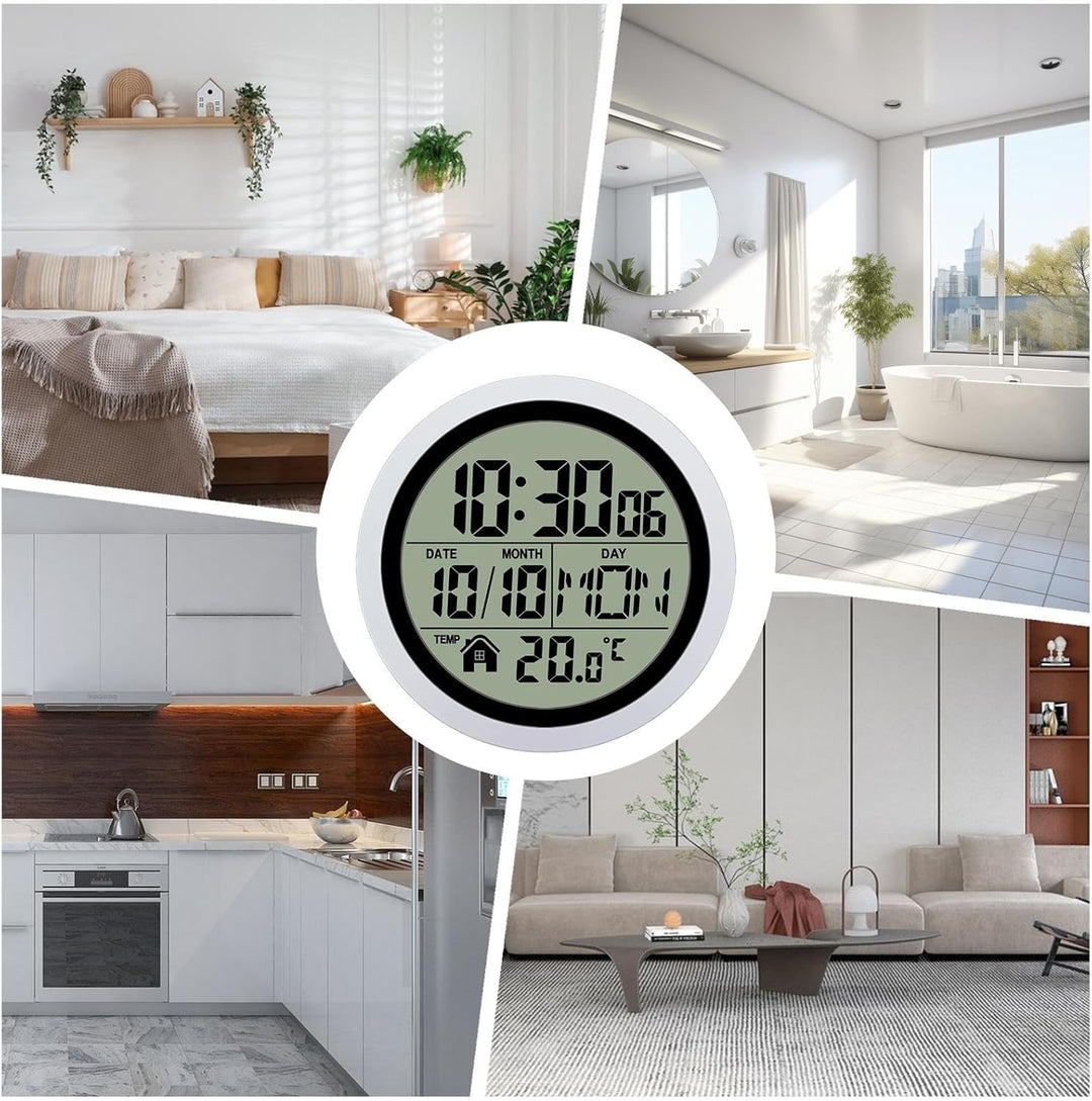 Für Das Badezimmer | Batteriebetriebene Uhr Für Badezimmer Mit Saugnapf - wasserdichte Duschaccessoi