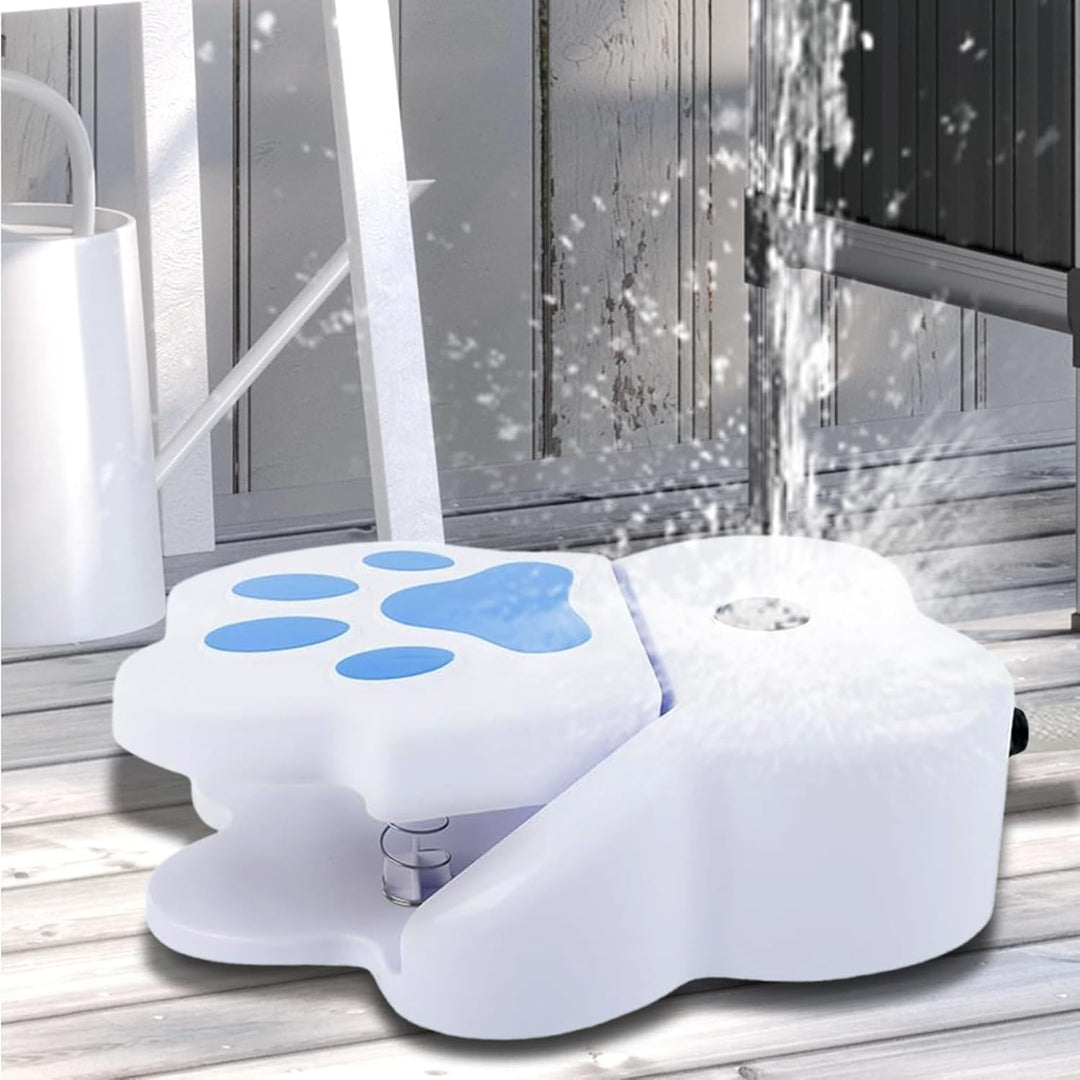 Hundetrinkbrunnen - Wasserspielzeug Für Welpen Im Garten Und Rasen - Fussbetätigter Gartentränke