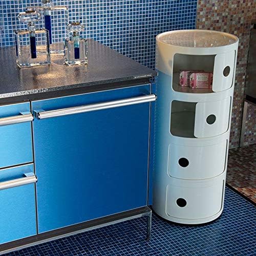 Kartell Componibili, 4 Elements, Grün, Runde Basis 4-fächer Grün, 4-fächer Grün