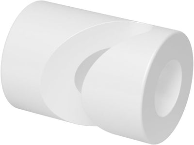10x Stück - Aufputz-Kabelhalter für Textilkabel, Affenschaukel, Decken- und Wandpin - Weiss 10x Stüc