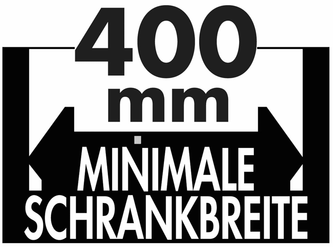 Abfallsorter CABBI Junior 2 in ANTHRAZIT ohne Biodeckel/ab 40 cm Schrankbreite/Abfalleimer/Mülleimer