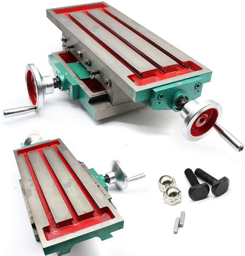 Multifunktion Kreuztisch Frästisch Bohrtisch Schraubstock Tischbohrmaschine 450 mm, Frässchraubstock
