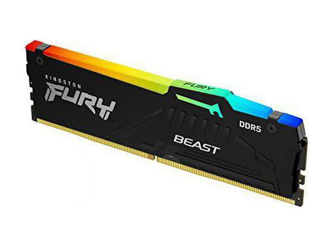 Kingston FURY Beast DDR5 RGB 16GB 5600MT/s DDR5 CL36 DIMM Desktop Gaming Speicher Einzelnes Modul -