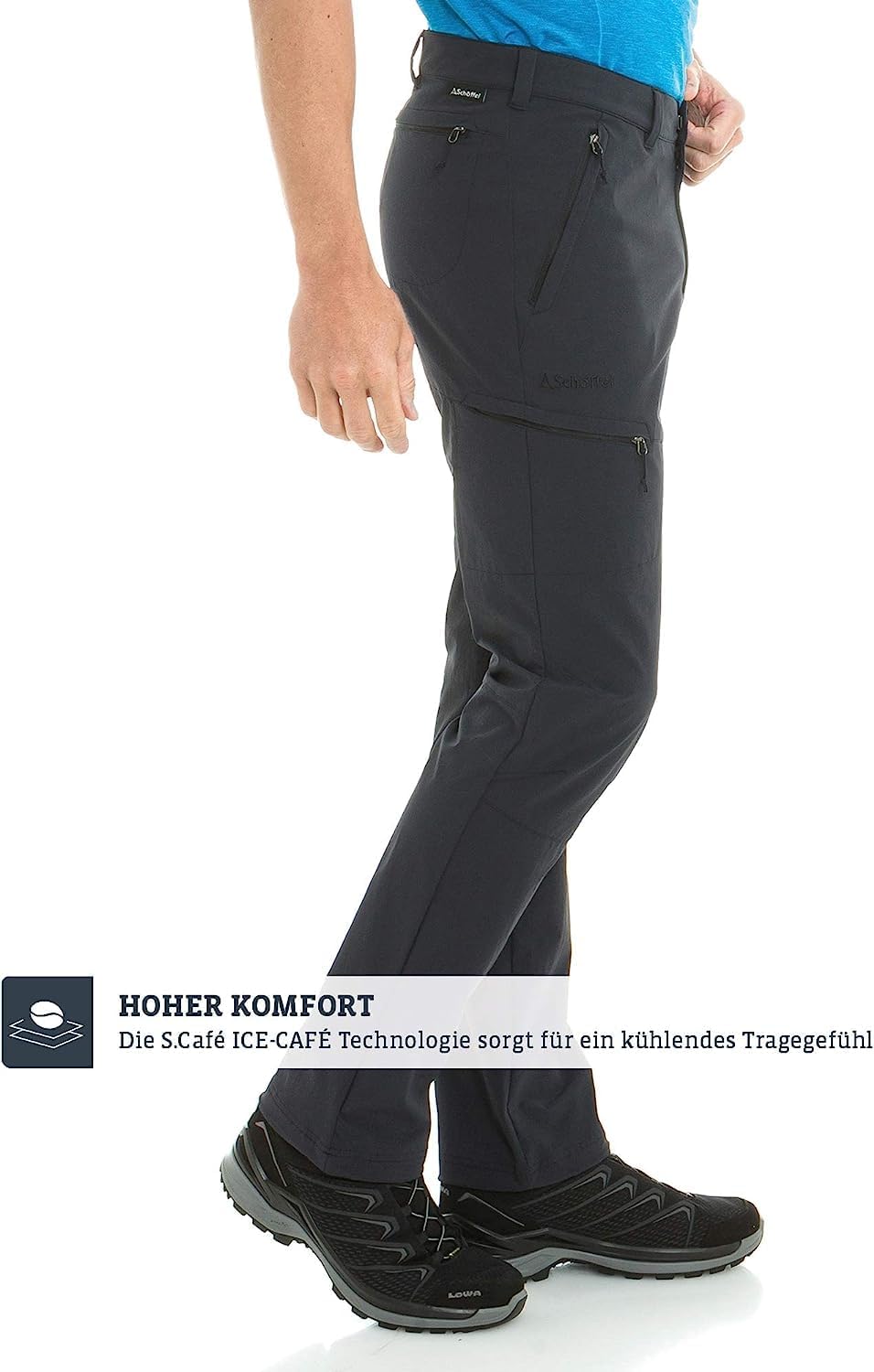 Schöffel Herren Pants Koper Schwarz 25, Schwarz 25
