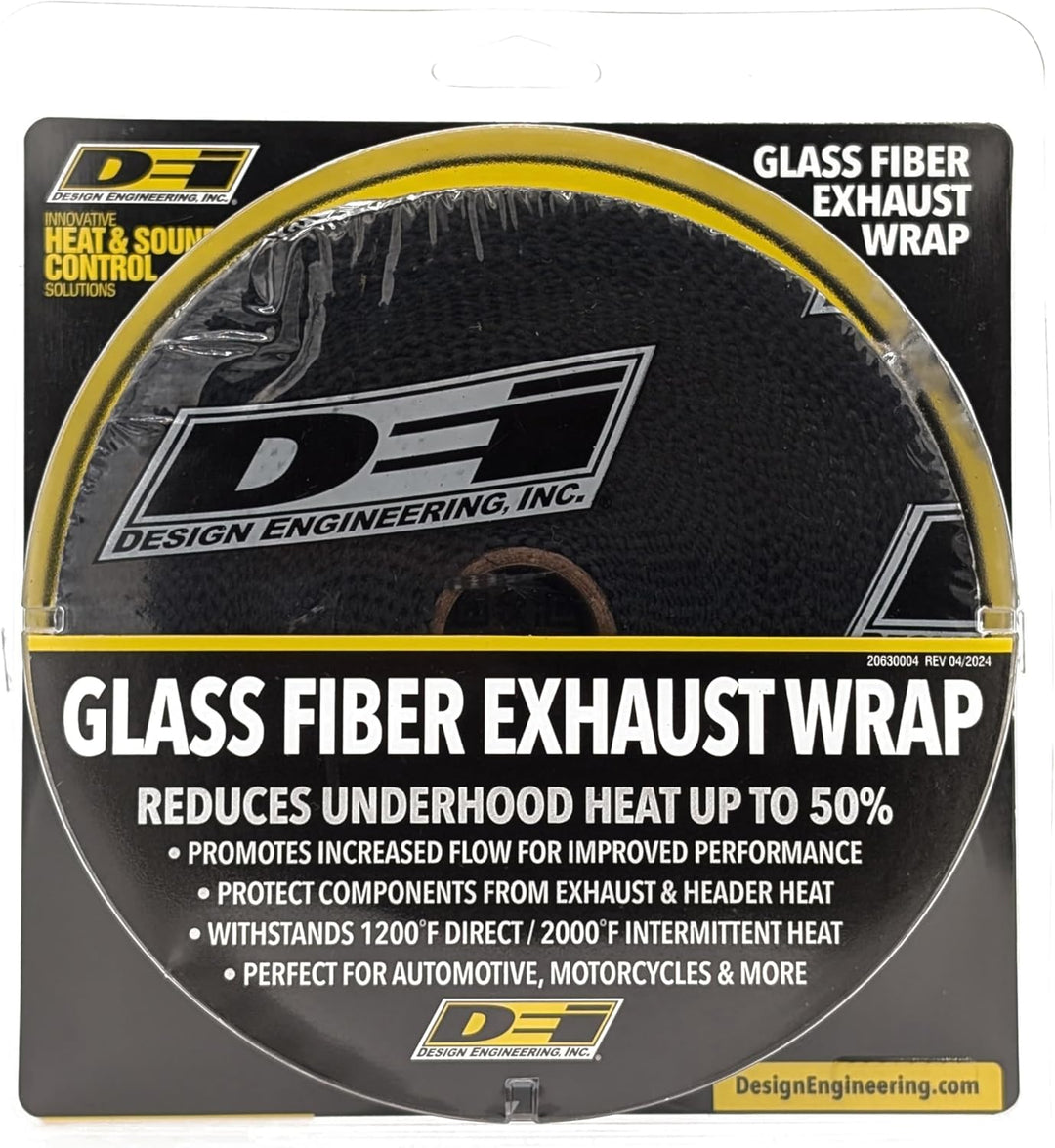 Design Engineering Dei 457 Auspuff Wärme Wrap, 2,5 cm X 50 'Roll – Tan 2\" x 50' Roll schwarz, 2\" x