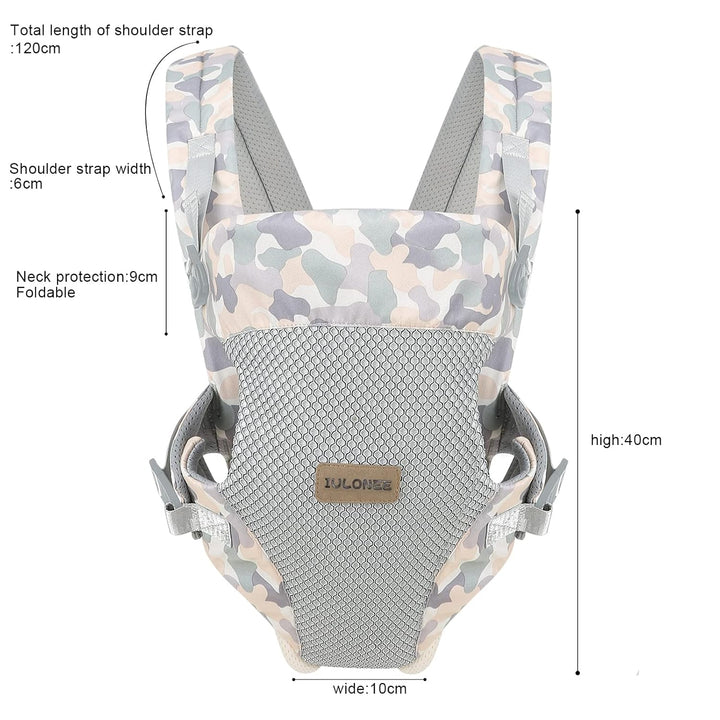 IULONEE Baby Tragetuch Säuglingstragetuch mit verstellbarem Halter Umarmungsgurte für Neugeborene Mu