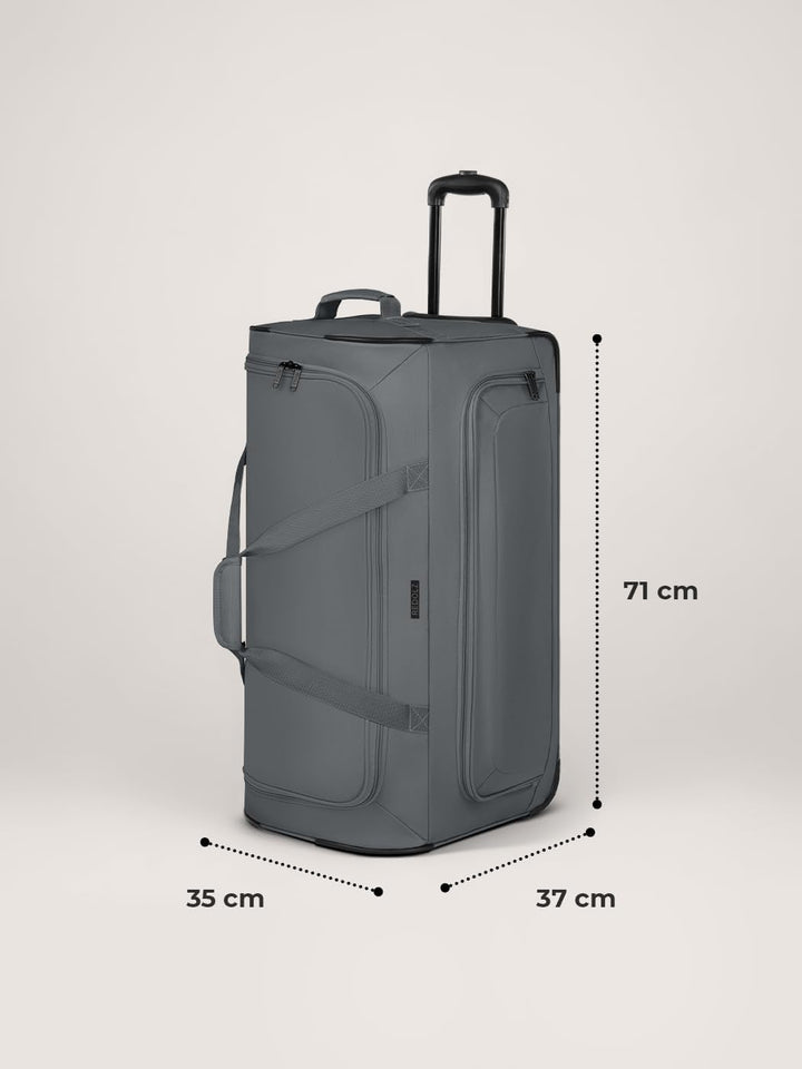 REDOLZ grosse L Trolley-Reisetasche mit Rollen 71 cm | 81 Liter | für Männer & Frauen (Duffle Essent