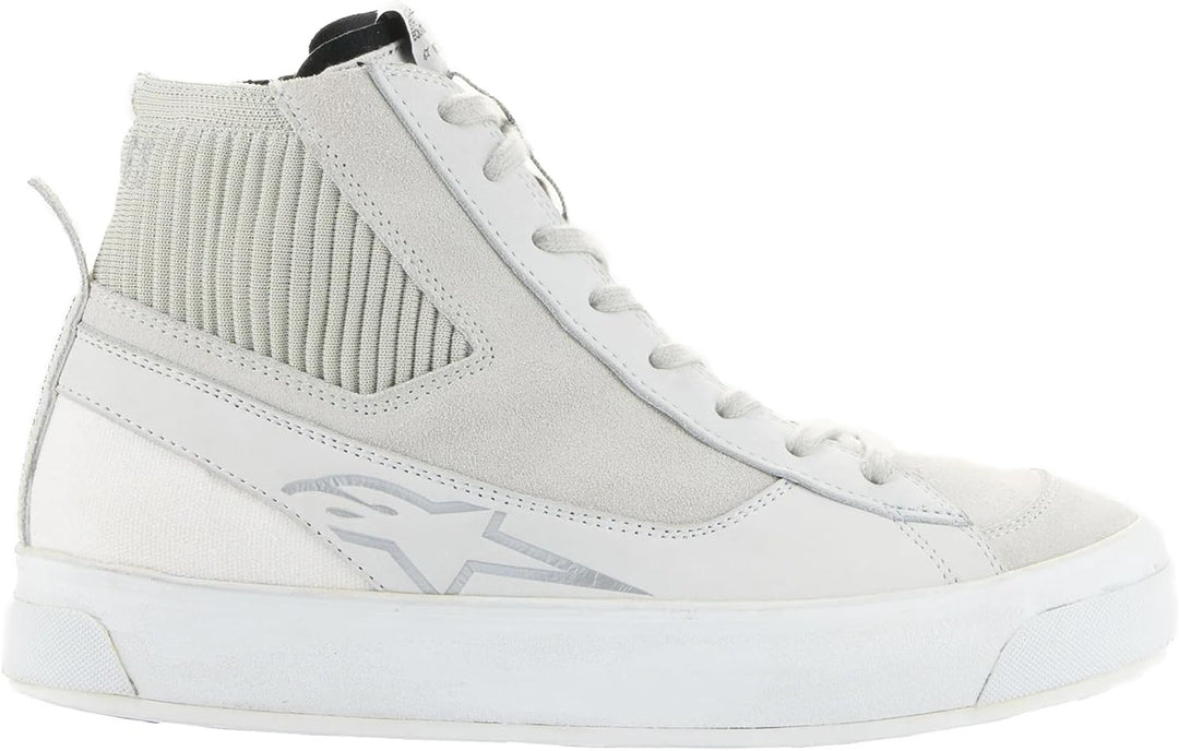 Alpinestars Stella Stated Podium Damen Motorradschuhe Weiss Grau 38 EU, White Cool Gray 38 EU