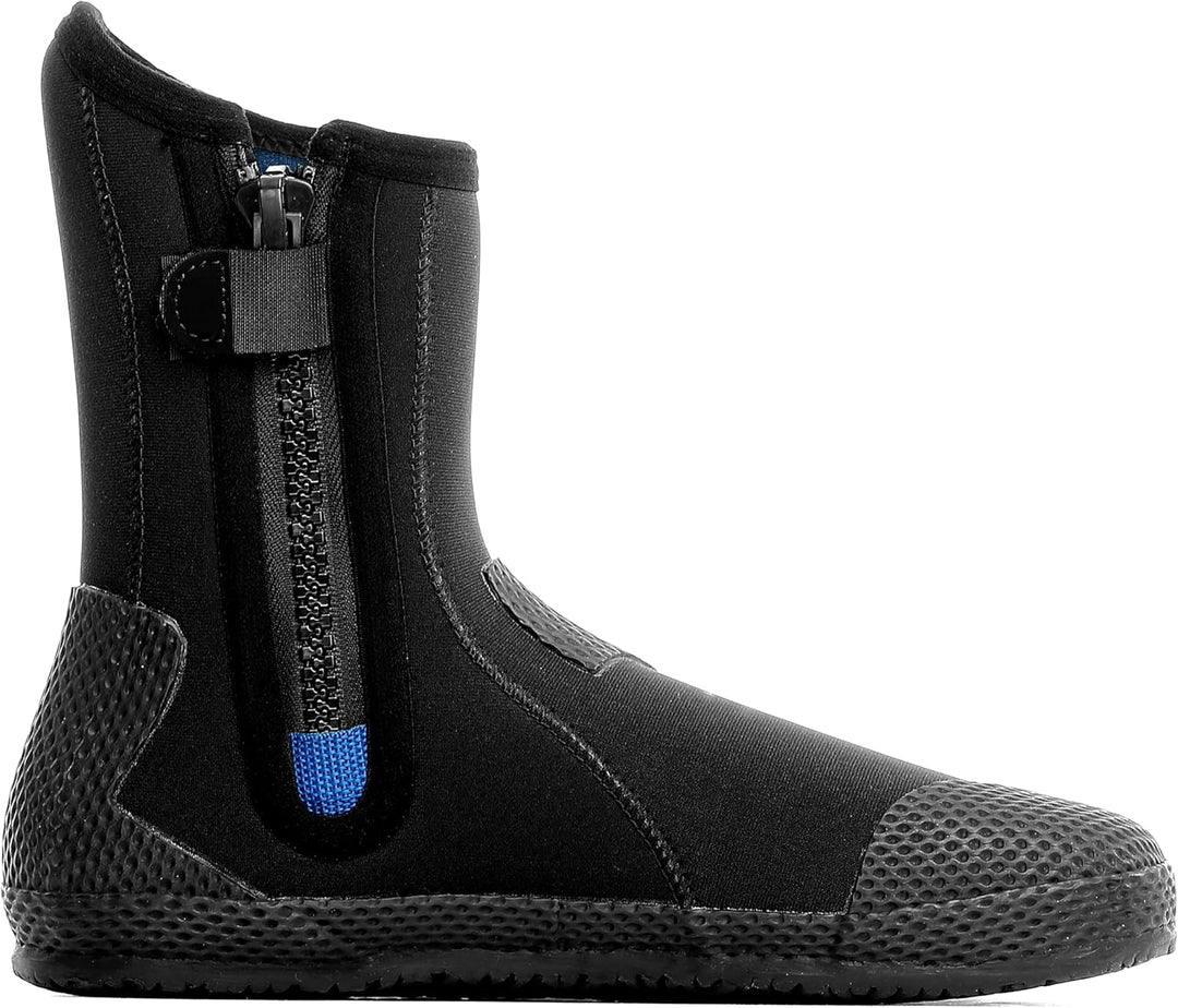 Aqua Lung Superzip Ergo II Neoprenfüssling schwarz/blau 5mm 43, 43