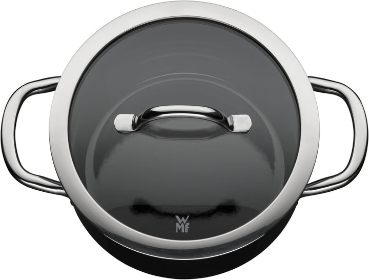 WMF Fusiontec Inspire Kochtopf gross, 20 cm, Glasdeckel, Fleischtopf Induktion, 3,7l, High-Tech Kera