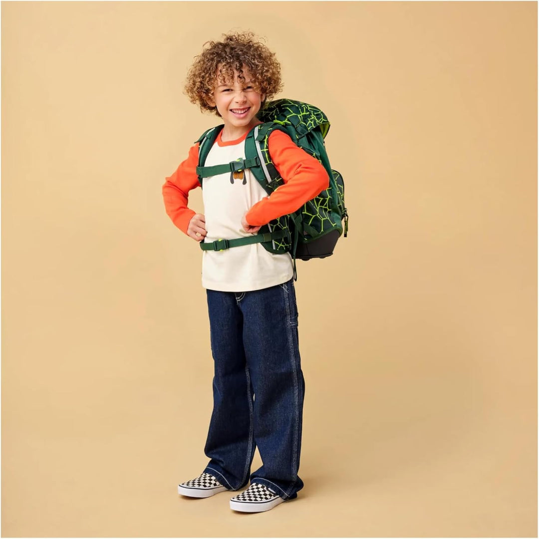 ergobag Unisex Kinder Prime prime Einheitsgrösse Bearrex - 24/25 Aw - Grün, Einheitsgrösse Bearrex -