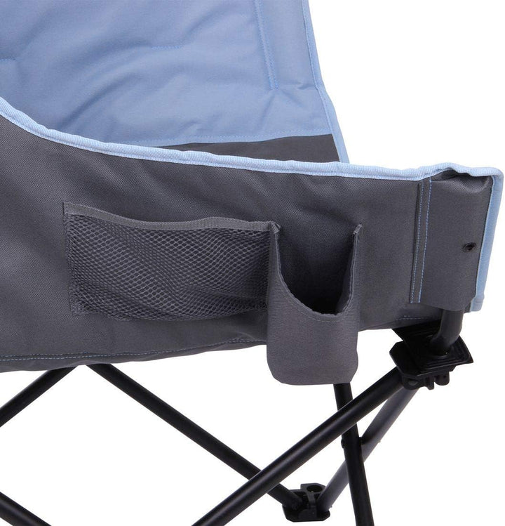 10T Campingstuhl Jace Arona XXL Klappstuhl bis 130 kg Stuhl mit Getränkehalter + Seitentasche