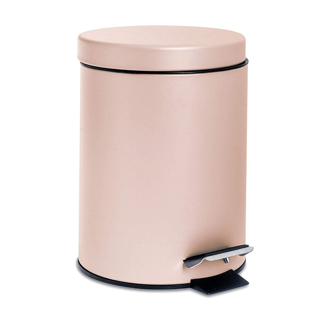 Harbour Housewares Runde Badezimmerpedalbehälter - 3L - Matt Pink, Matt Pink