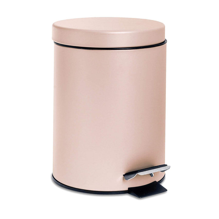 Harbour Housewares Runde Badezimmerpedalbehälter - 3L - Matt Pink, Matt Pink