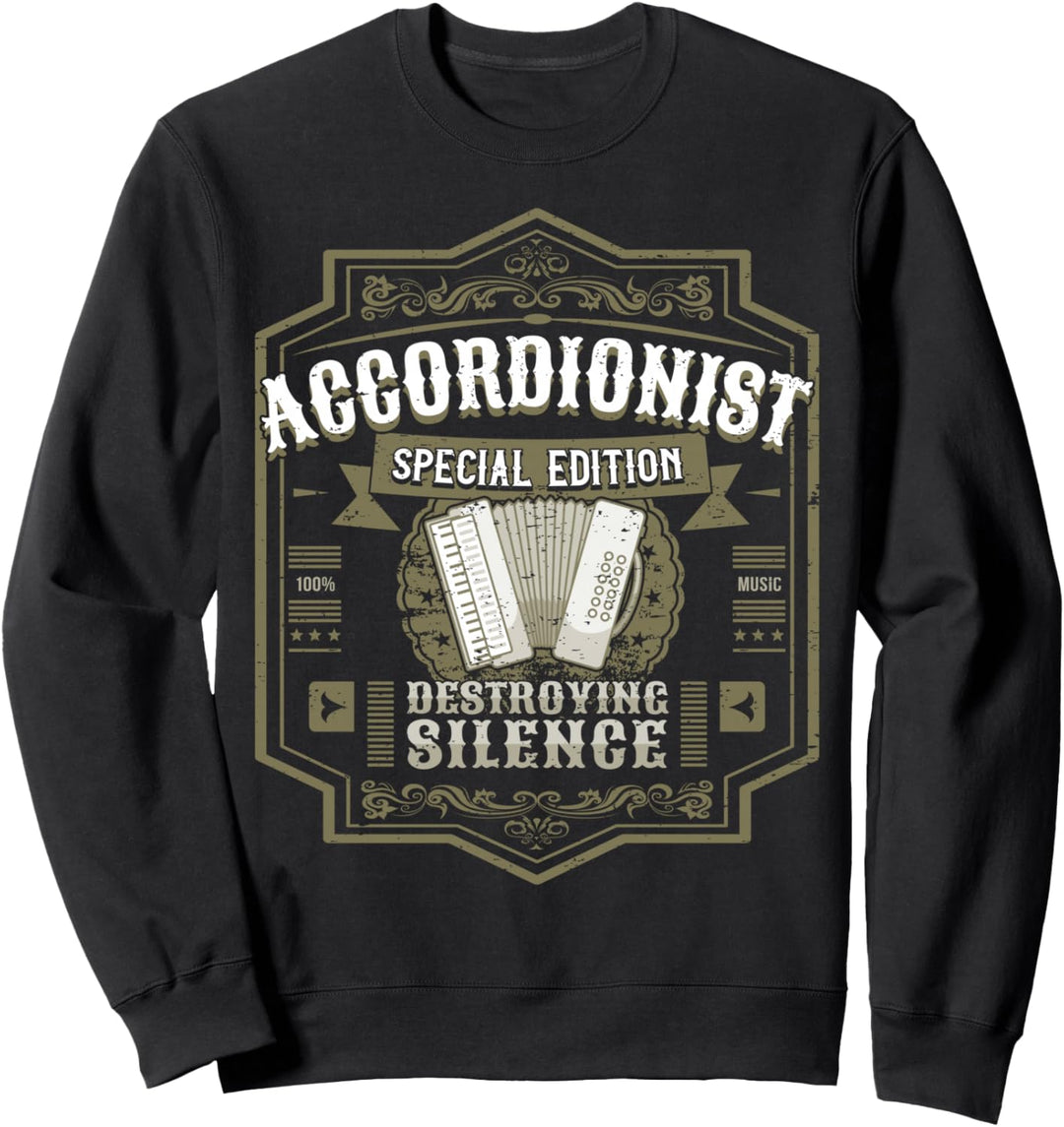 Besonderer Akkordeonspieler Schifferklavier Akkordeon Sweatshirt
