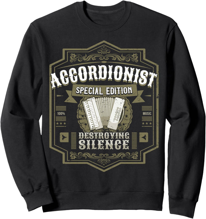 Besonderer Akkordeonspieler Schifferklavier Akkordeon Sweatshirt