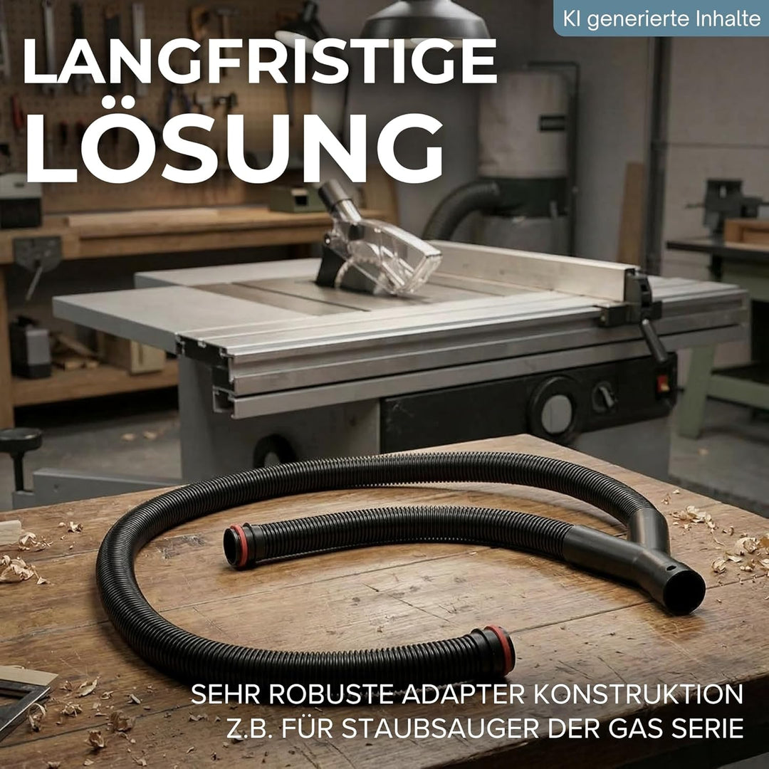 PRO Y-Schlauch-Staubanschluss Set passend für Bosch Click and Clean für Kreissäge Zubehör Tischkreis