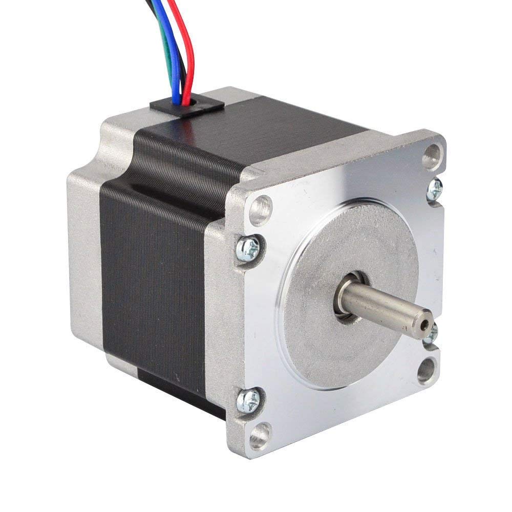 JoyNano Nema 23 Schrittmotor Bipolar 2.8A 1.26N.m Haltemoment 2-Phasen 4-Draht 1.8 Deg 56mm Körper f