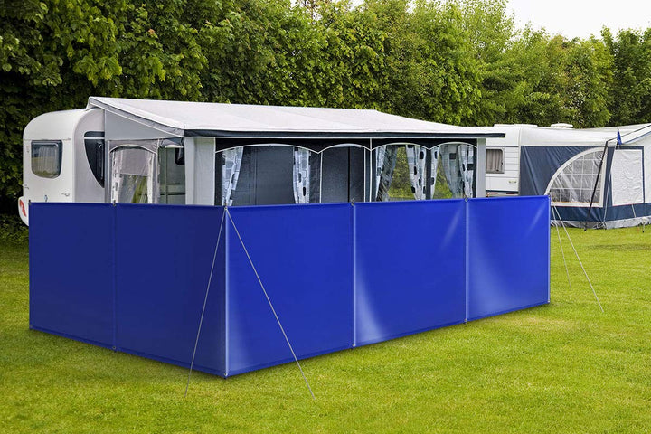 ANKO PLANEN Windschutz Sichtschutz Camping aus PVC Plane LKW Plane 680g stabil mit Laschen und Ösen