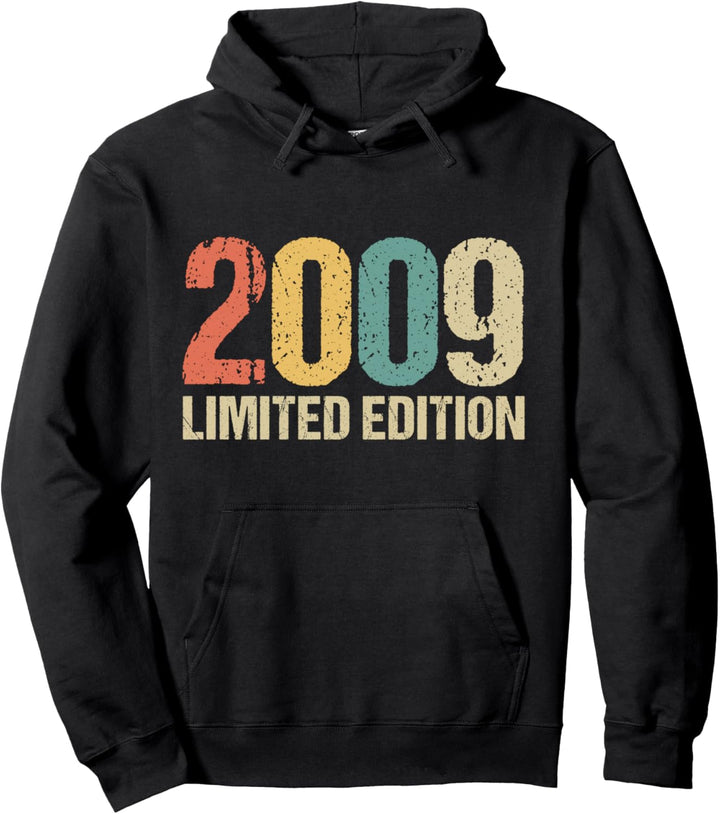 15. Geburtstag Junge Mädchen 15 Jahre 2009 Lustig Geschenk Pullover Hoodie