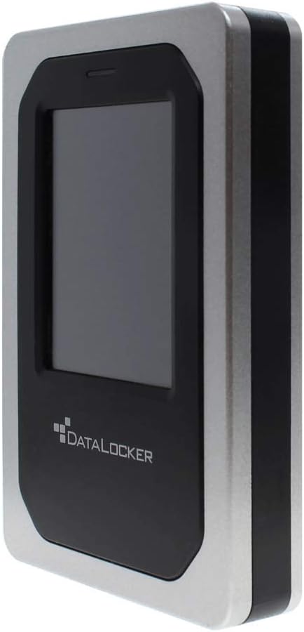 DataLocker DL4 FE 7.6TB USB-C / -A SSD mit AES-256bit Hardware-Verschlüsselung, Farbdisplay und FIPS
