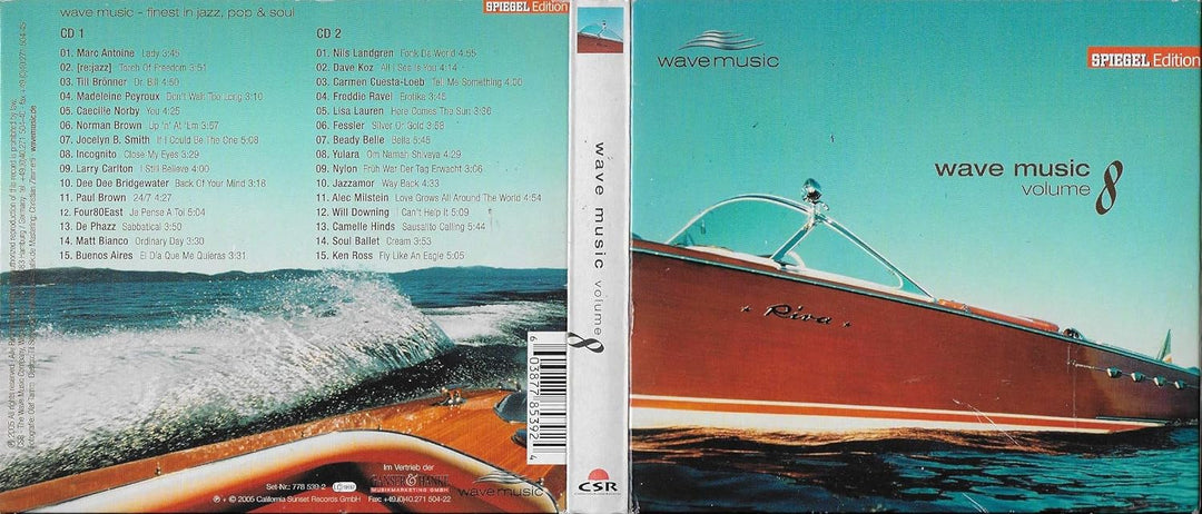 Wave Music-Vol.8, Audio-CD