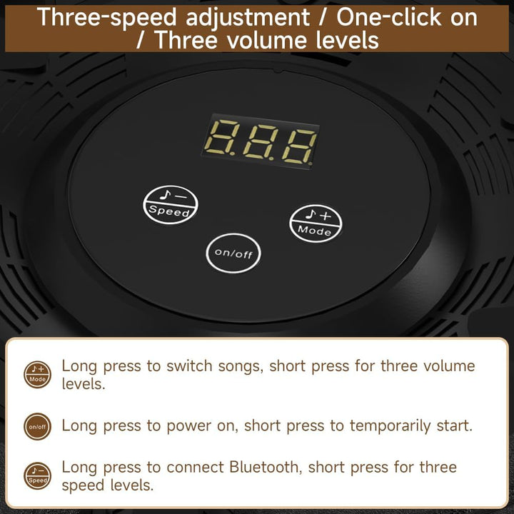 Topteng Bluetooth Music Boxing Machine mit 9 Geschwindigkeitsmodi und Zählmodus, Reaktionstraining,