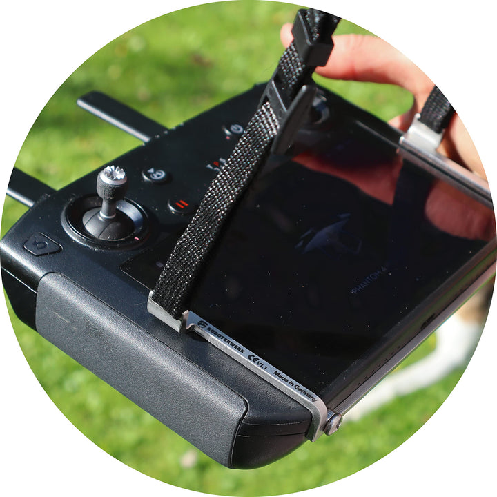Roboterwerk Schultergurt Waagrechte Aufhängung aus Edelstahl für DJI Smart Controller, Lanyardzubehö