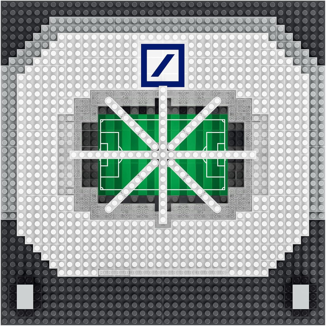 FOCO Offizielles Lizenzprodukt Eintracht Frankfurt Deutsche Bank Park Waldstadion BRXLZ-Steine 3D-Mi