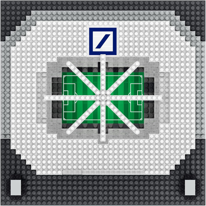 FOCO Offizielles Lizenzprodukt Eintracht Frankfurt Deutsche Bank Park Waldstadion BRXLZ-Steine 3D-Mi