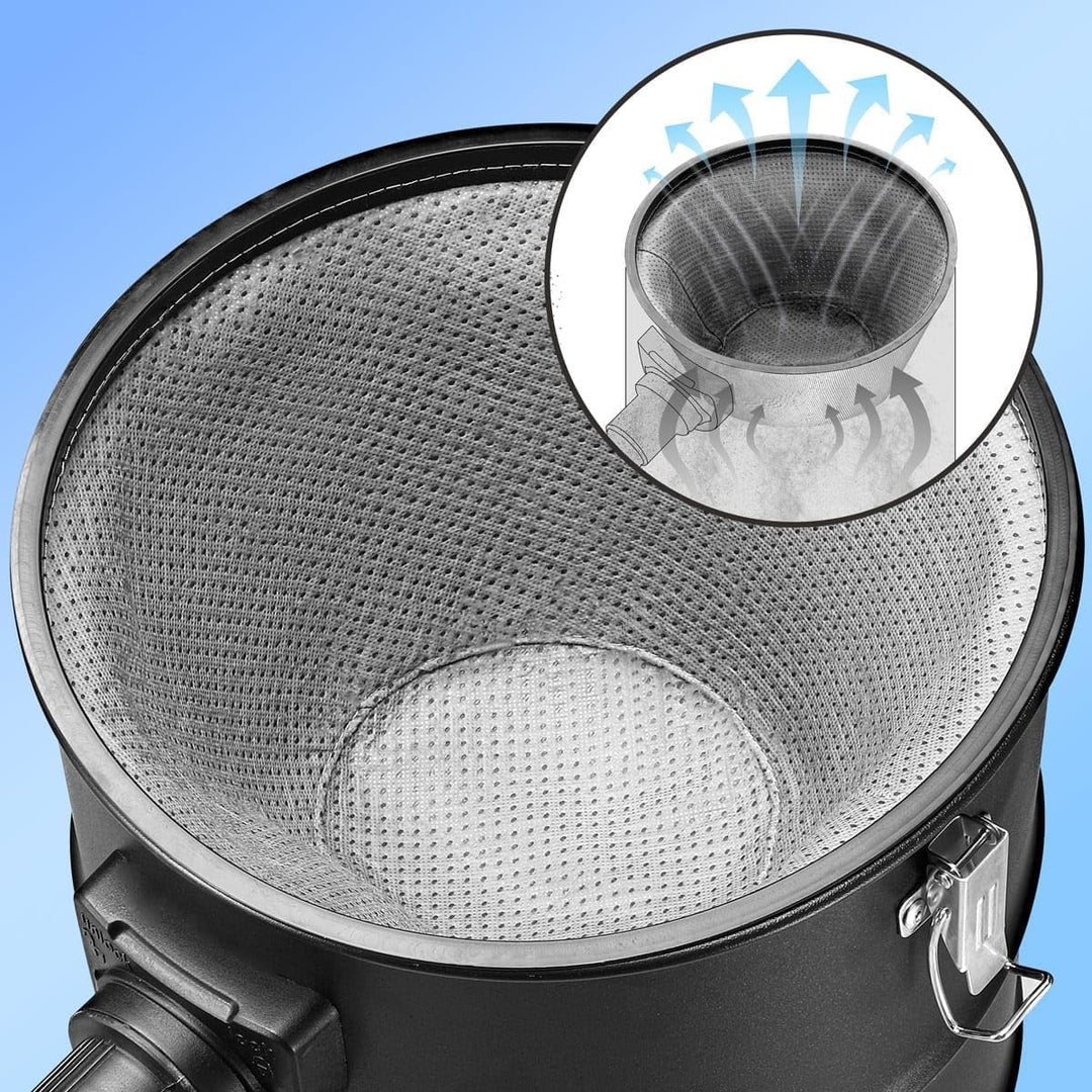 Monzana® Aschesauger für Kamin 20L Blasfunktion 1200W Feinstaub Vorfilter Trockensauger Feuerfester