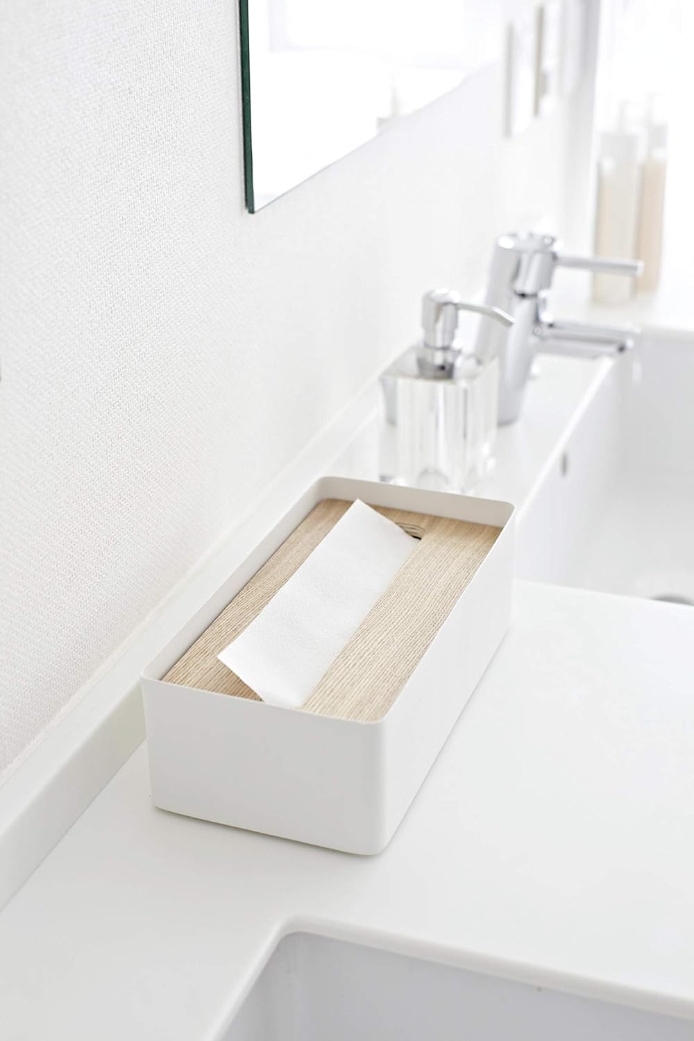 Tissue Case - Rin - natural One Size Weiss, One Size Weiss