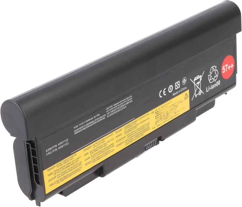 Akku passend für Lenovo ThinkPad T440p, T540p, 57++, Li-ion, 11,1V, 7800mAh, 87Wh