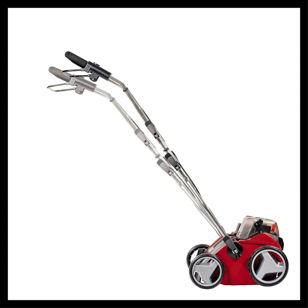 Einhell GE-SC 35/1 Li Solo Vertikutierer (2x18V, 35cm Arbeitsbr., bis 9mm Arbeitst., bürstenloser El