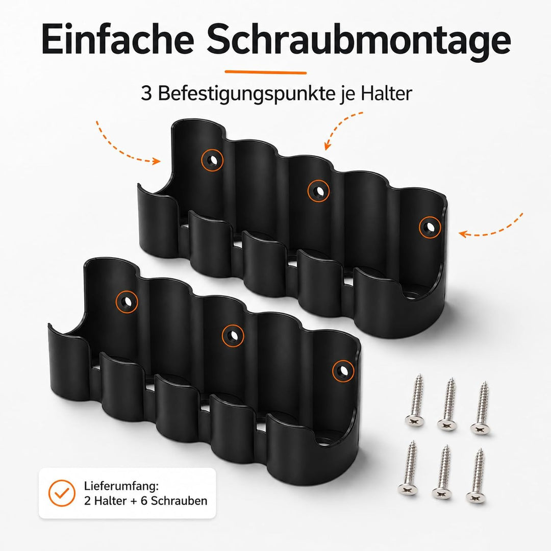 2er Flaschenhalter für More Zerup, Tisch &amp; Wand, 10 Flaschen