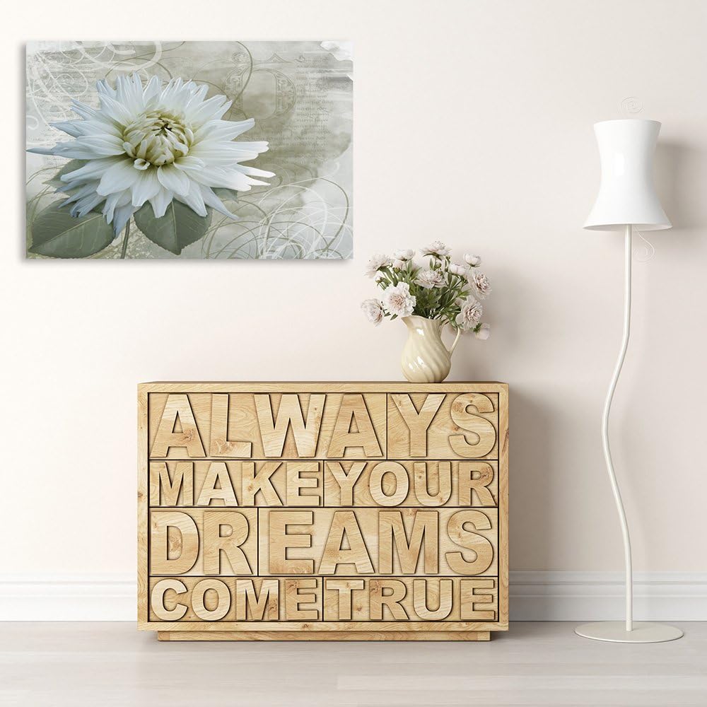Feeby Bilder Blume Natur 70x50 cm Wohnzimmer Schlafzimmer Büro Flur Küche Wandbilder Modern Bild auf
