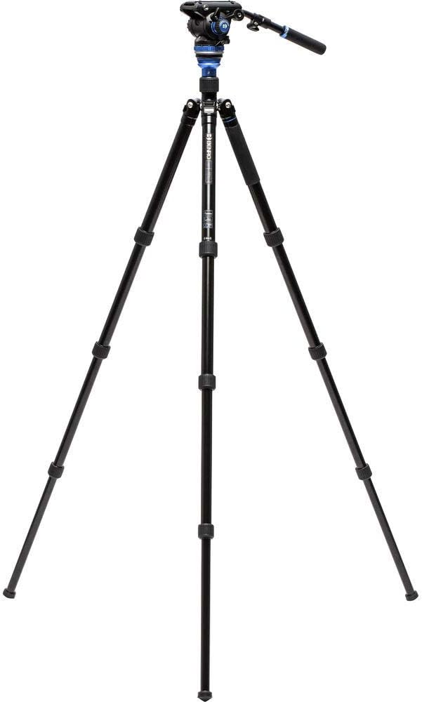 Benro Aero6 Pro Travel Video Tripod Aluminium, A3883TS6PRO, Aluminium