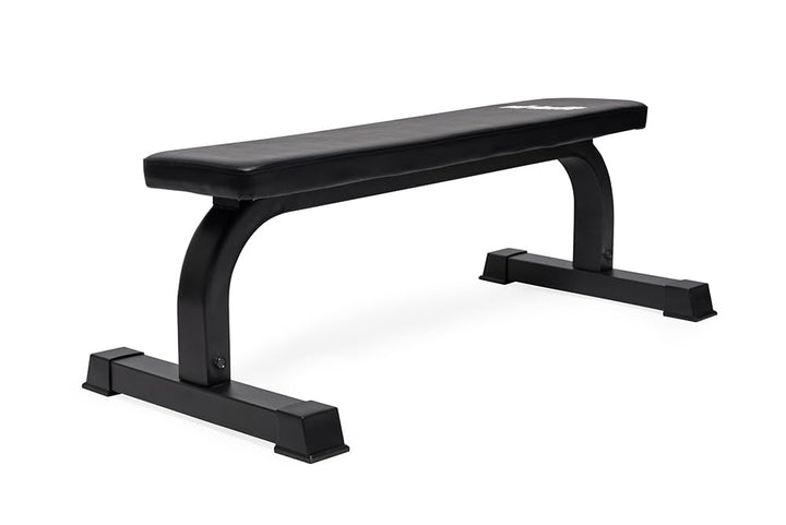 VirtuFit Flache Fitnessbank - Trainingsbank - Schwarz